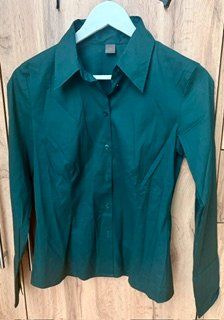 Petrol grüne Bluse von S.Oliver Collection, Grösse 36