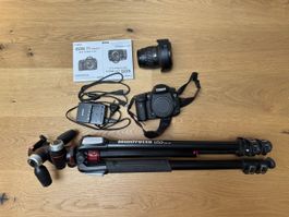 Canon EOS 7D Mark II mit Tokina 11-20mm und Manfrotto Stati