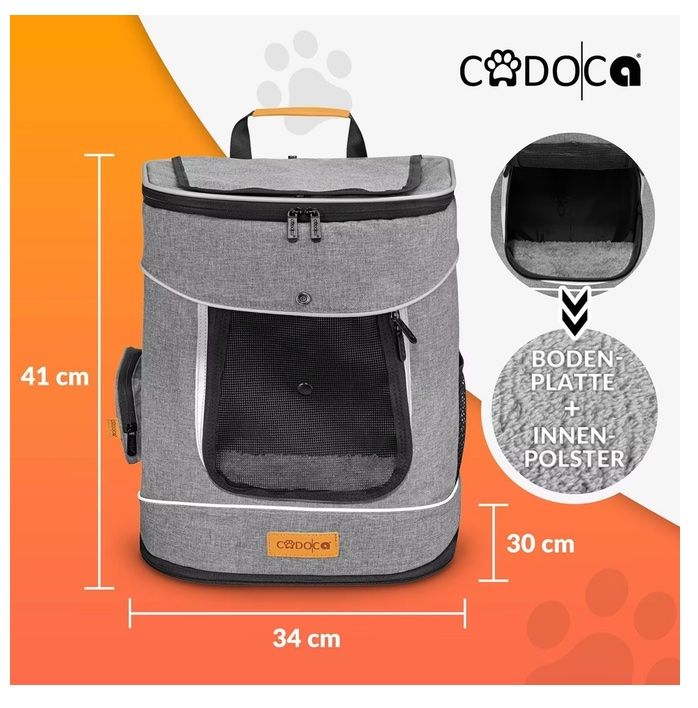 Zaini: Cadoca Haustier Rucksack, neuwertig. – Nuovo (secondo la descrizione) da Adligenswil venduto da camaie76 4