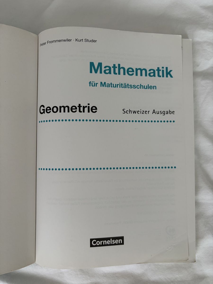Livres: Mathematik Geometrie – Neuf (Voir description) à Jona par Flexer02 3