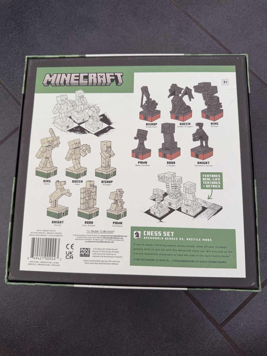 Spiele: Jeu d’échecs Minecraft – Neu (gemäss Beschreibung) aus Neyruz FR von CallMeMilka 1