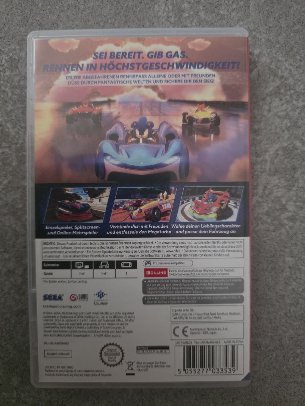 Sega Giochi: Team Sonic Racing - Nintendo Switch – Usato da Zug venduto da Mandon 1
