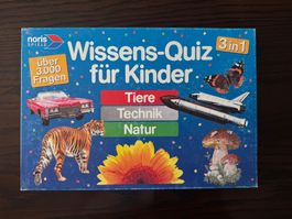 Wissens-Quiz für Kinder (Tiere, Technik, Natur) 3 in 1