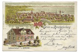 Gruss aus Rorschacherberg (SG) Wirtschaft zur Lerche - Litho