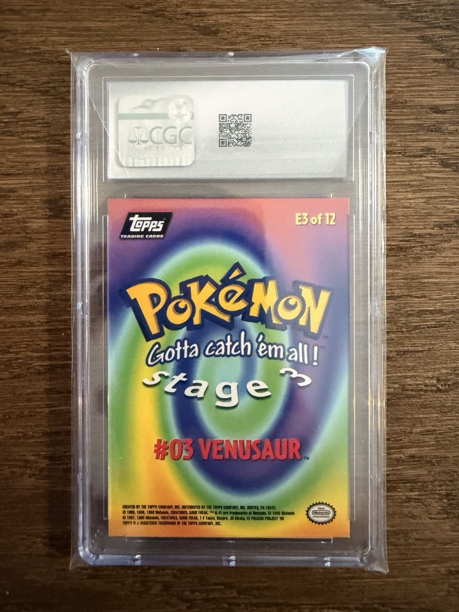 Pokémon Sammelbilder & Trading cards: Venusaur Pokémon Topps Second Print CGC 9 Mint  – Gebraucht aus Worb von fab_2gsp 1