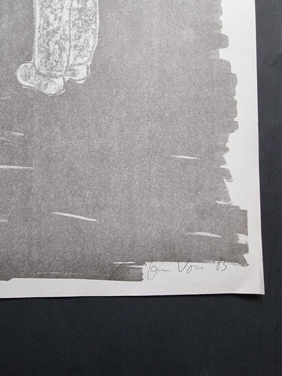 JAN VOSS ist ein deutscher Maler und Grafiker LITHOGRAPHIE 5