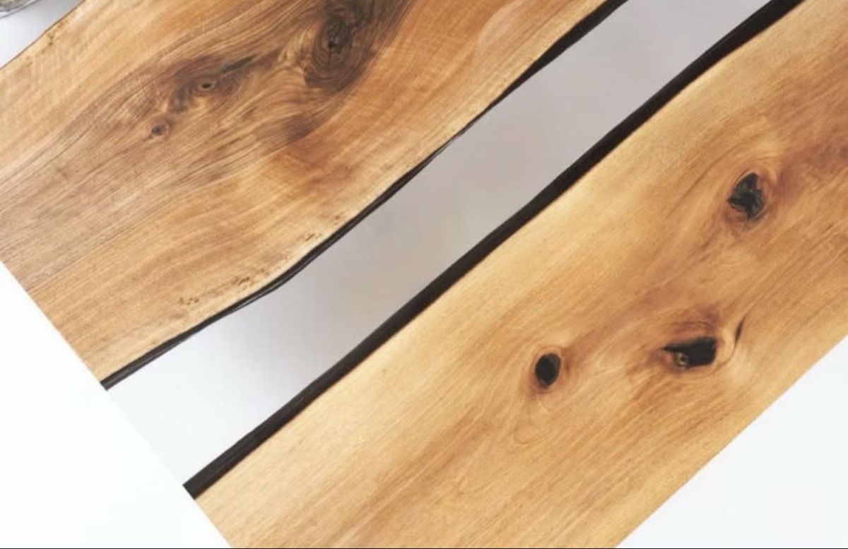Tavoli: Neuwertiger Epoxidharz Designertisch – Nuovo e nell'imballaggio originale da Domat/Ems venduto da L_7013 3