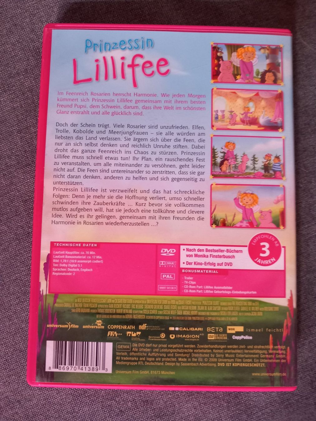 Tutti i DVDs: Prinzessin Lillifee Dvd – Usato da Büttikon AG venduto da lca_v7pb 1
