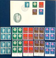 1963 Pro Juventute Viererblock Serie ** + Viererblock Gest.