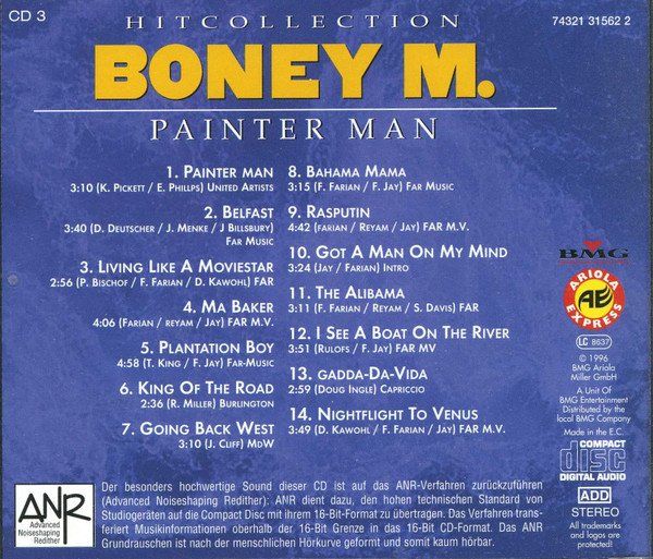 CDs: Boney M. – Hit Collection - Vergriffen! – D'occasion à Brittnau par Zibu 7