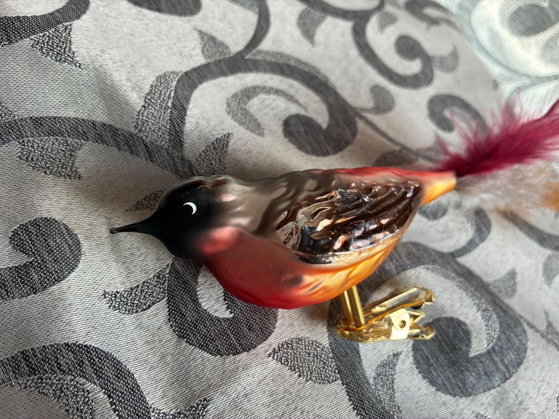 Tutte le decorazioni: Gartenrotschwanz Vogel Christbaumschmuck – Nuovo e nell'imballaggio originale da Alpnach Dorf venduto da marvo 1