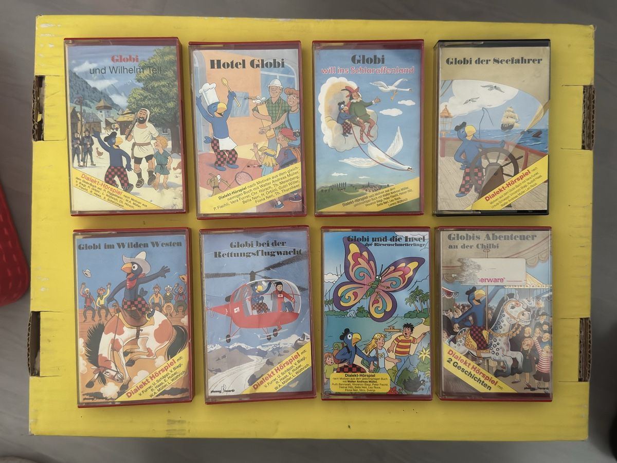Musicassette: 8 Globi Kassetten gebraucht – Usato da Muhen venduto da jol_ina00