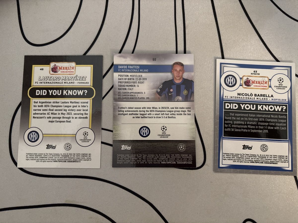 Topps Carte collezionabili: Topps Inter Mailand Karten – Nuovo (secondo la descrizione) da Basel venduto da min_xq6x 1