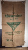 Wunderschöner alter Jutesack Nr 5 Kalkammonmsalpeter