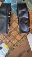 Motorrad Satteltaschen Leder Schwarz Befestigungsteile vo...