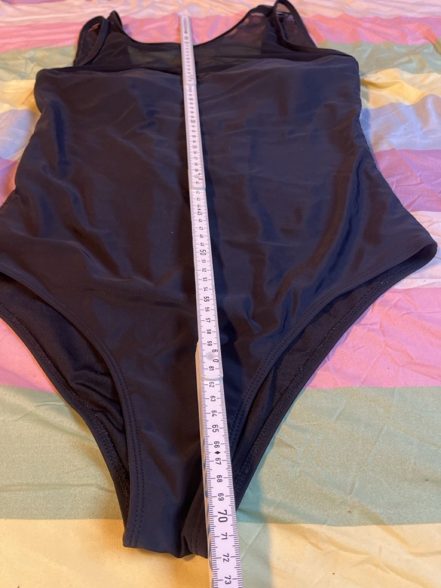 Costumi da bagno & Bikini: Schwarzer Badeanzug mit Netzeinsatz, Gr. S/M – Usato da Kaisten venduto da saleforfun 1