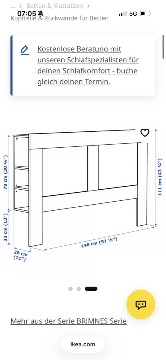 Letti: Bett BRIMNES Ikea – Usato da Bern venduto da EstUnd5 1