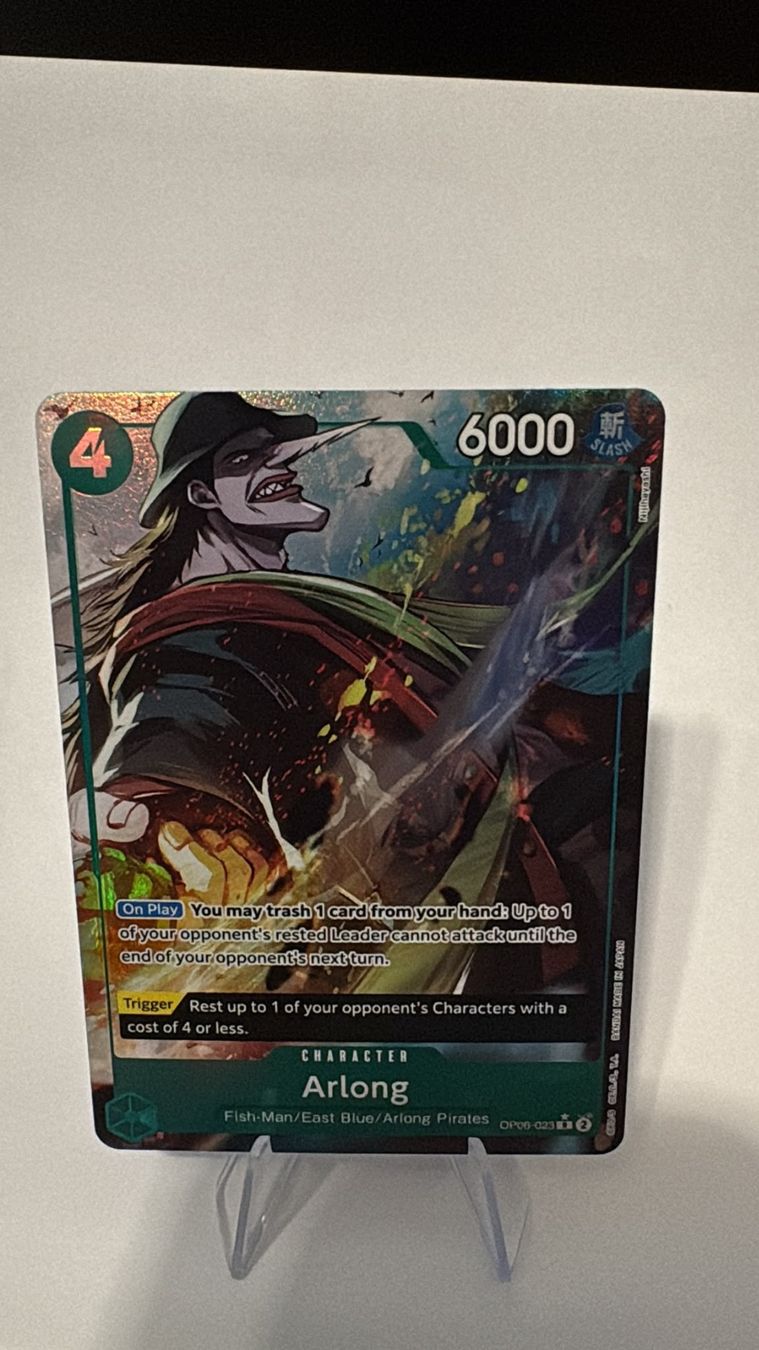 Bandai Carte collezionabili: One Piece TCG - OP06-023 Arlong – Nuovo (secondo la descrizione) da Birsfelden venduto da alex4127