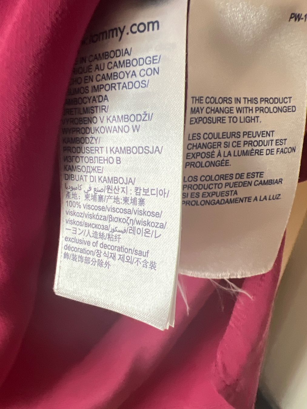 Tommy Hilfiger Camicette: Bluse / Tunika Tommy Hilfiger Damen 34 – Usato da Winterthur venduto da britsi 3