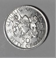 50 Cent Kenya 1980 unzirkuliert