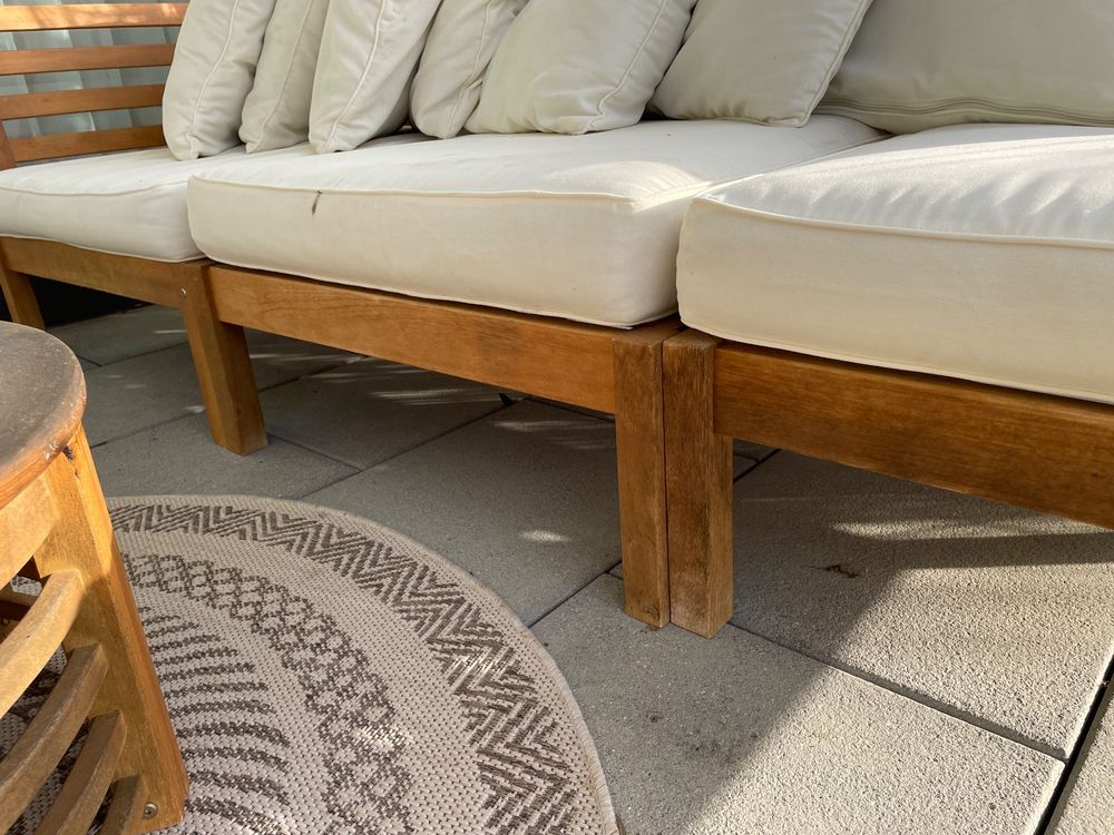 Sitzbank Holz Garten 3teilig Kaufen auf Ricardo