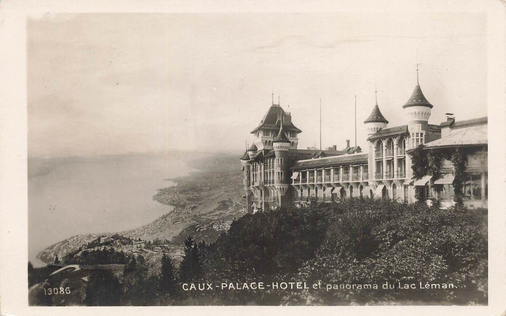 Cartoline postali: Caux palace hotel Lac Leman – Usato da Biasca venduto da Blenio71