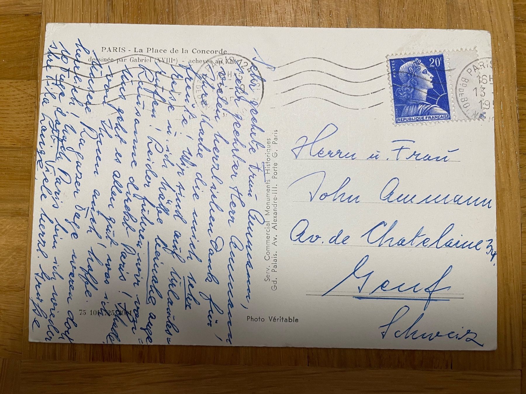 Cartoline postali: Paris, Place de la Concorde, Oldtimer, Top!!! – Usato da Romanshorn venduto da luxcollect 1
