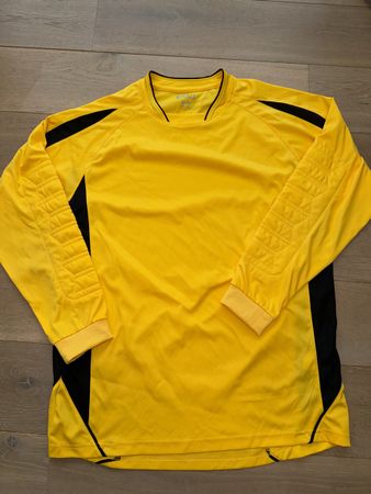 Torwart Trikot  Gr. L/XL gelb/schwarz Top Zustand