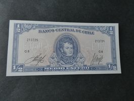 Chile, 1/2 Escudo   - ungefaltet