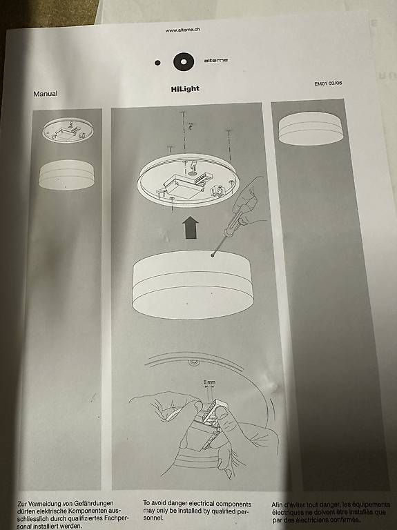 Lampadari & plafoniere: 12 Stk. schöne neue EL Einbauleuchten 44cm – Nuovo e nell'imballaggio originale da Necker venduto da liq24 4