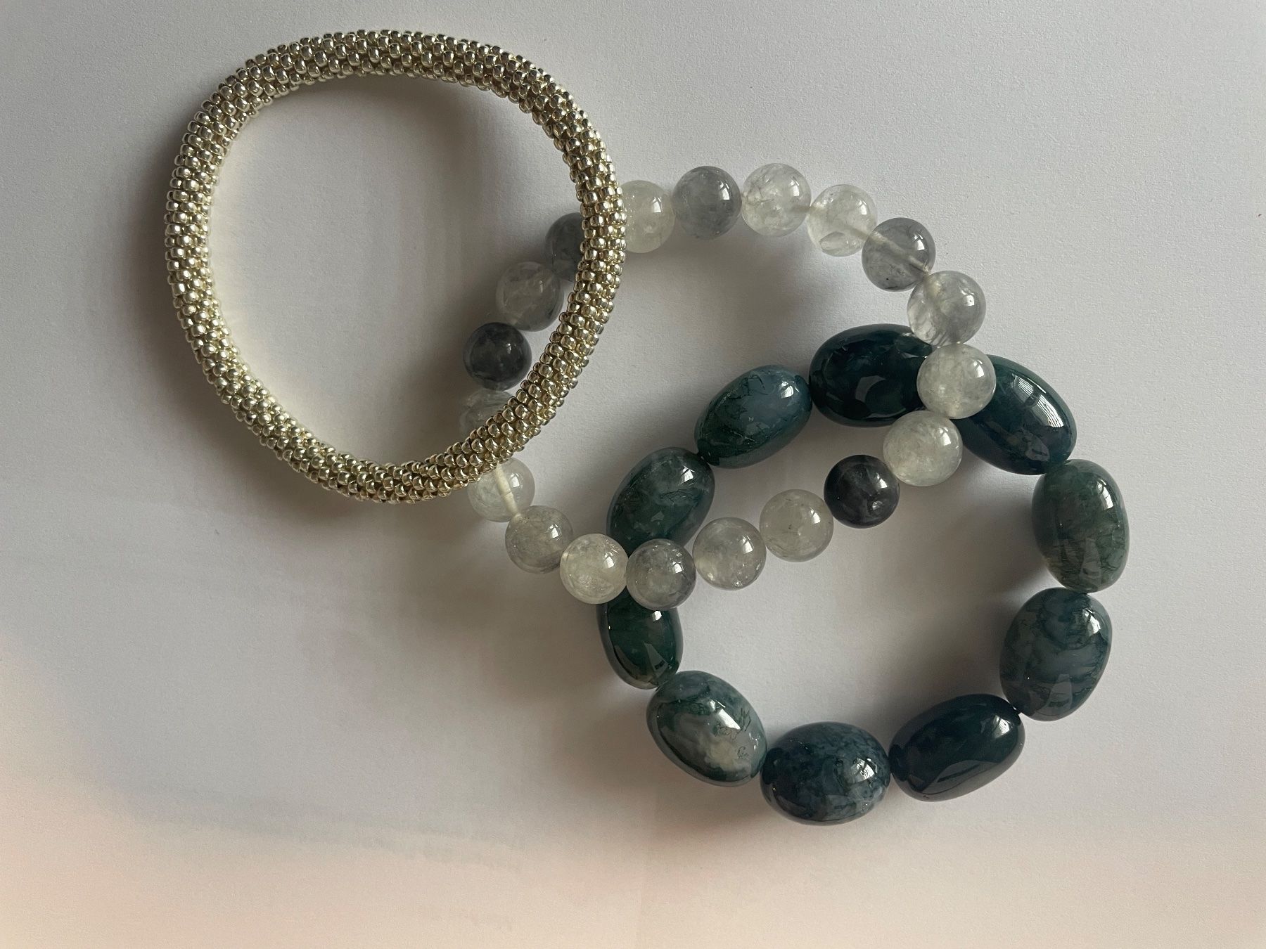 Bracciali & Braccialetti: Schmuck-Set von drei Armbänder – Usato da Bourguillon venduto da gartenwohnen 2