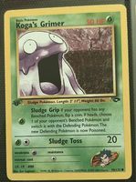 Pokémon Gym Challenge Koga's Grimer First Edition Near Mint