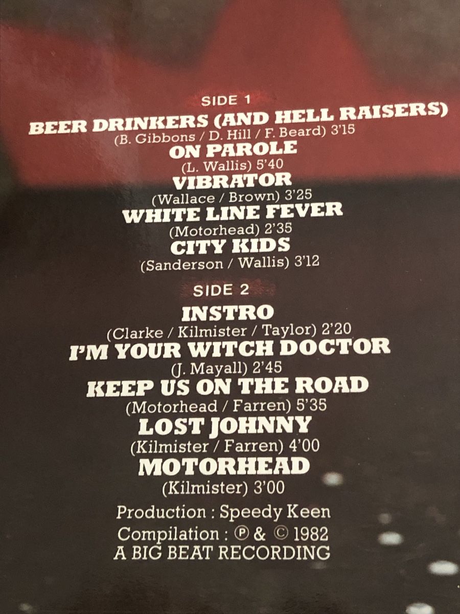 Dischi in vinile: Motörhead. 1982. Beer Drinkers – Usato da Faulensee venduto da Mizuno06 6