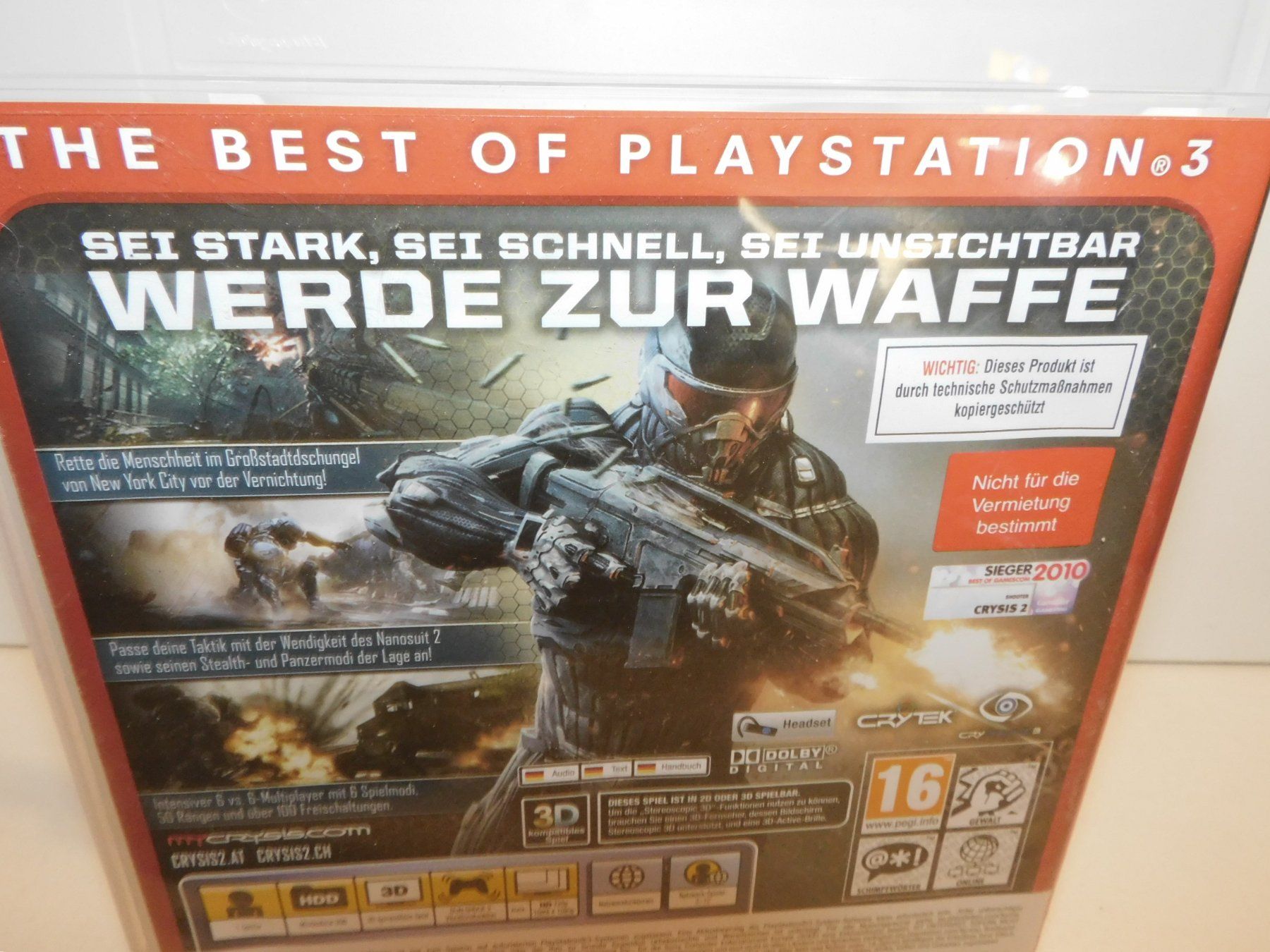 Sony Spiele: Game 2013 - PS3 Essentials Crysis 2  gebraucht Videospiel – Gebraucht aus Sursee von 76 3