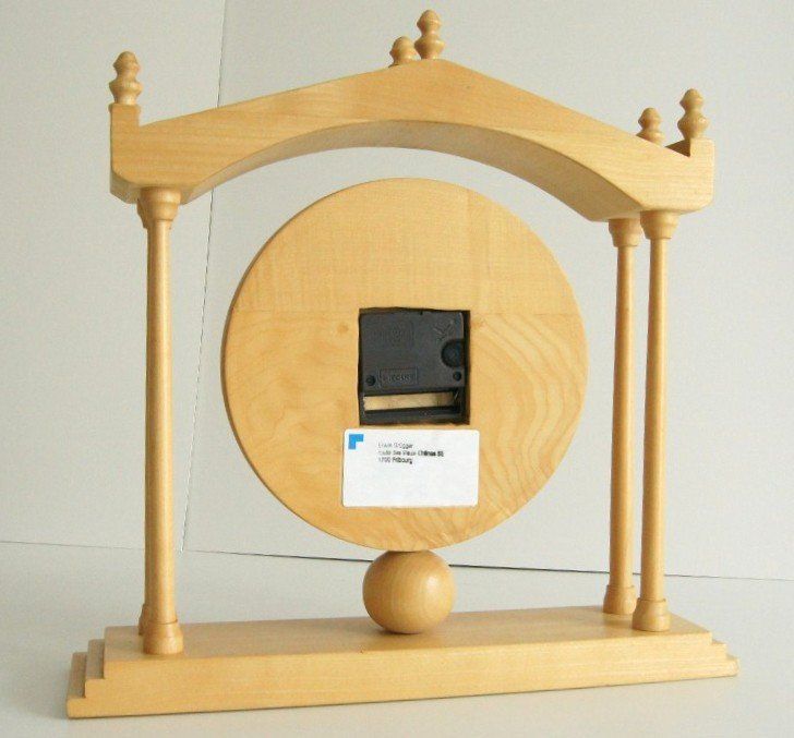 Uhren: Tempeluhr aus Ahorn Holz – Neu (gemäss Beschreibung) aus Fribourg von erw_68dx 1