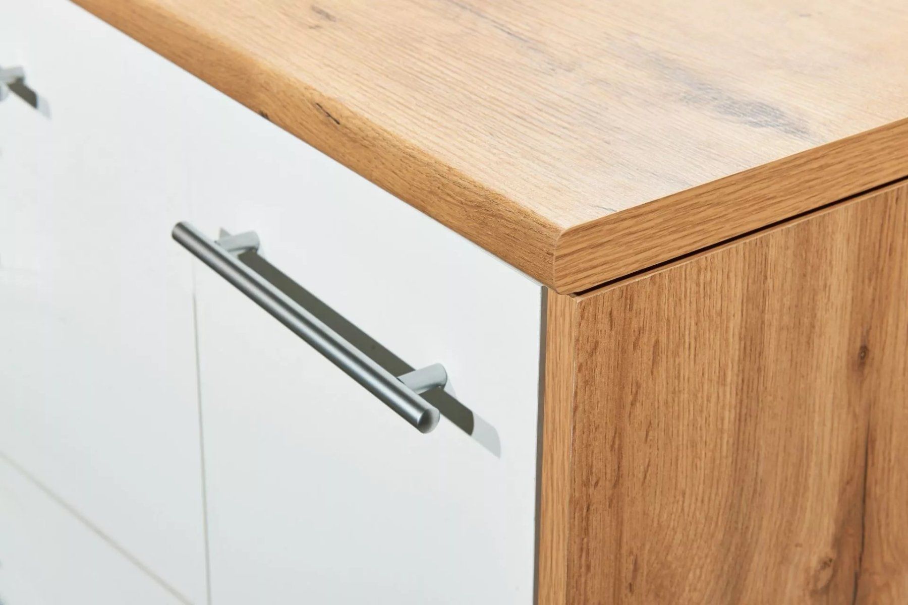 Cucine complete: 915 - Inselküche Einbauküche Eiche/Grau Hilde 310cm – Nuovo e nell'imballaggio originale da Wallenwil venduto da toesstalvertrieb 4