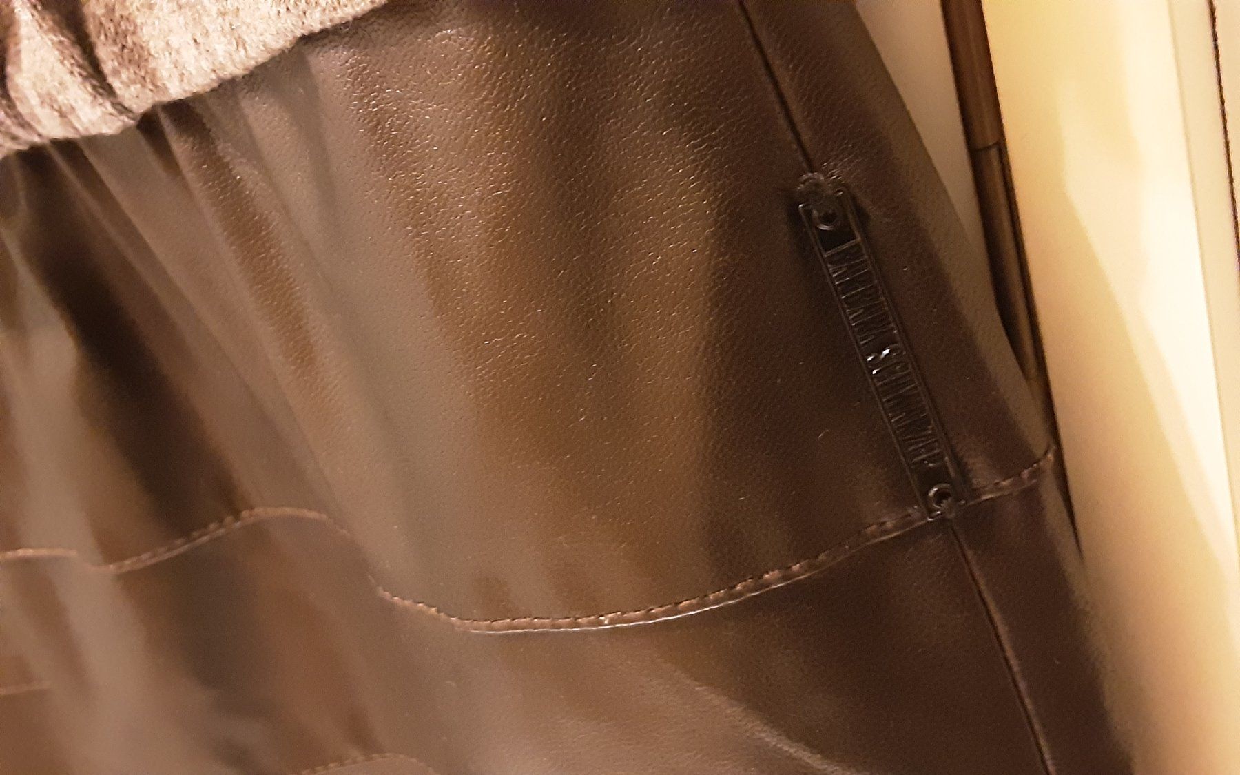 Kleider: Barbara Schwarzer robe, S, cuir, angora, laine – Gebraucht aus Neuchâtel von Virgule50 8