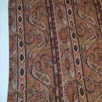 Leichter Sommer Merino Kleidstoff 1.3x1.35m mattone/marrone