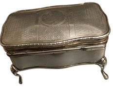 Antike Schmuckschatulle – Sterling-Silber 925 – London 1907