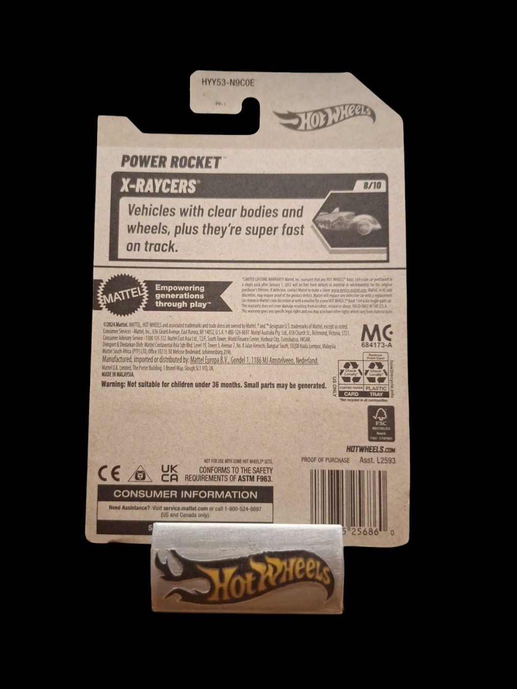 Hot Wheels Modellini d'auto: Hot Wheels X-Raycers 2025 Power Rocket 8/10 L – Nuovo e nell'imballaggio originale da Adlikon venduto da Mmartin0 1
