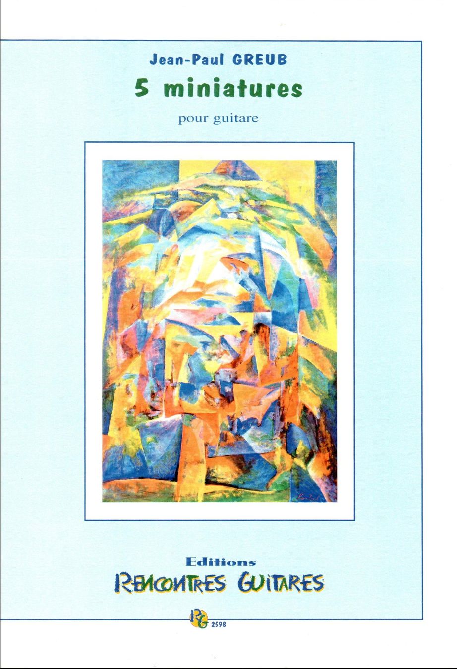 Libri: J.-P. GREUB – 5 miniatures – Nuovo (secondo la descrizione) da St-Blaise venduto da partita-ch