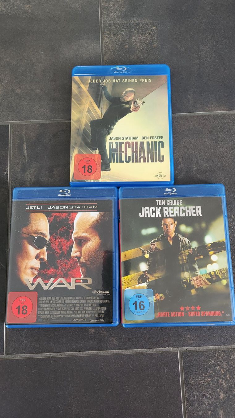 Tutti i DVDs: 3 Blu-ray Filme (Deutsch) – Usato da Mägenwil venduto da Lea.SN