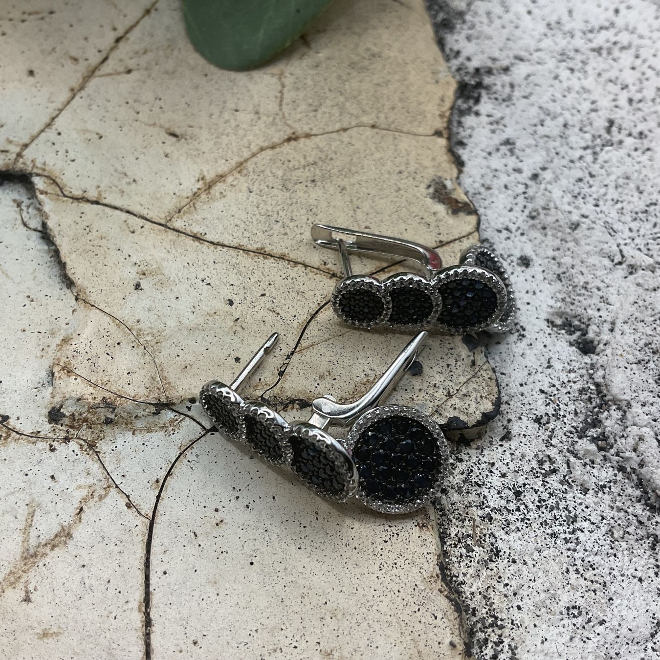 Orecchini pendenti & Orecchini a lobo: Hammer Ohrstecker Saphire in Sterlingsilber – Nuovo (secondo la descrizione) da Luzern venduto da S.Kern01 2