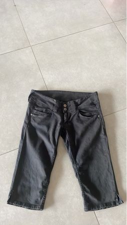 Pantalon court femme noir 