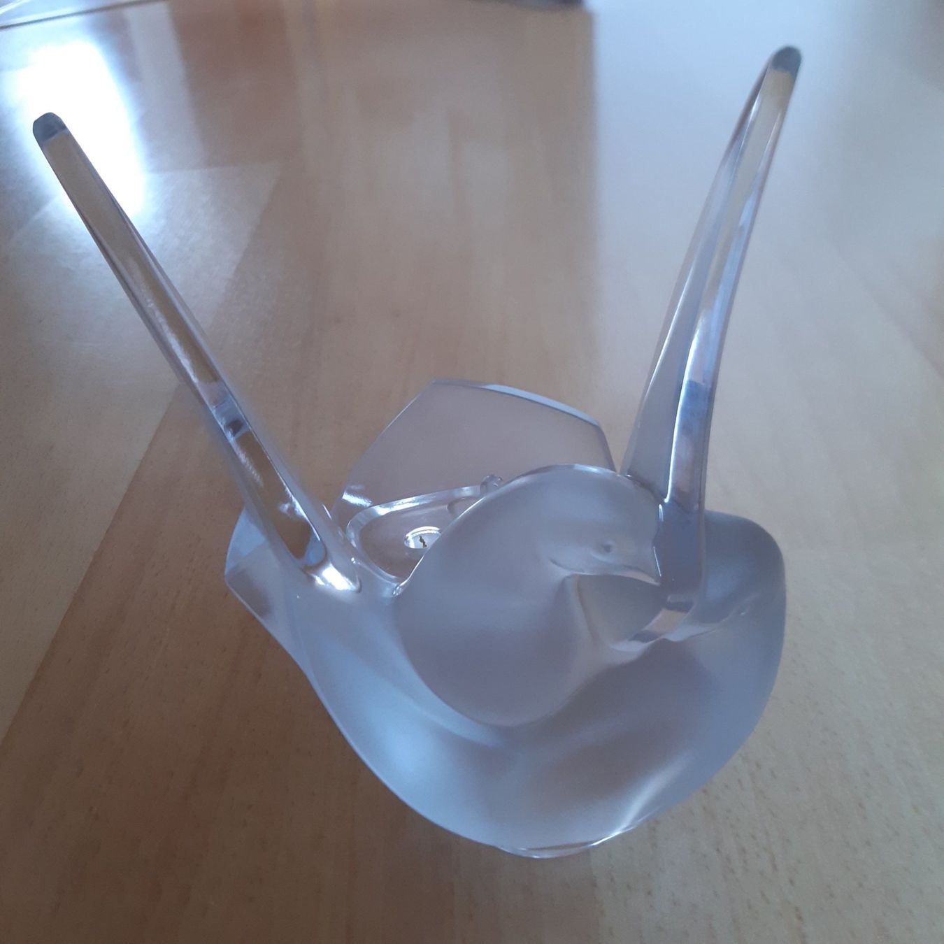 Lalique Vasi & Recipienti: Vase pique-fleurs "Sylvie" Lalique cristal – Usato da Belfaux venduto da Anastasia-Sophia