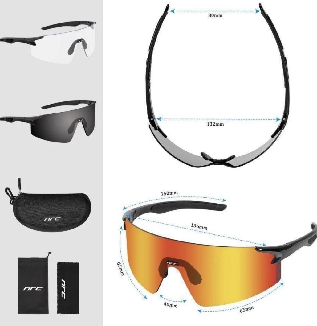 Occhiali & Lenti: NRC Sport Sonnenbrille – Nuovo e nell'imballaggio originale da Suhr venduto da sjay.Cv 6