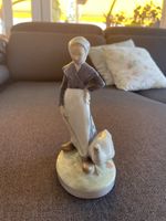 Porzellanfigur Dame mit Gans Royal Copenhagen 528