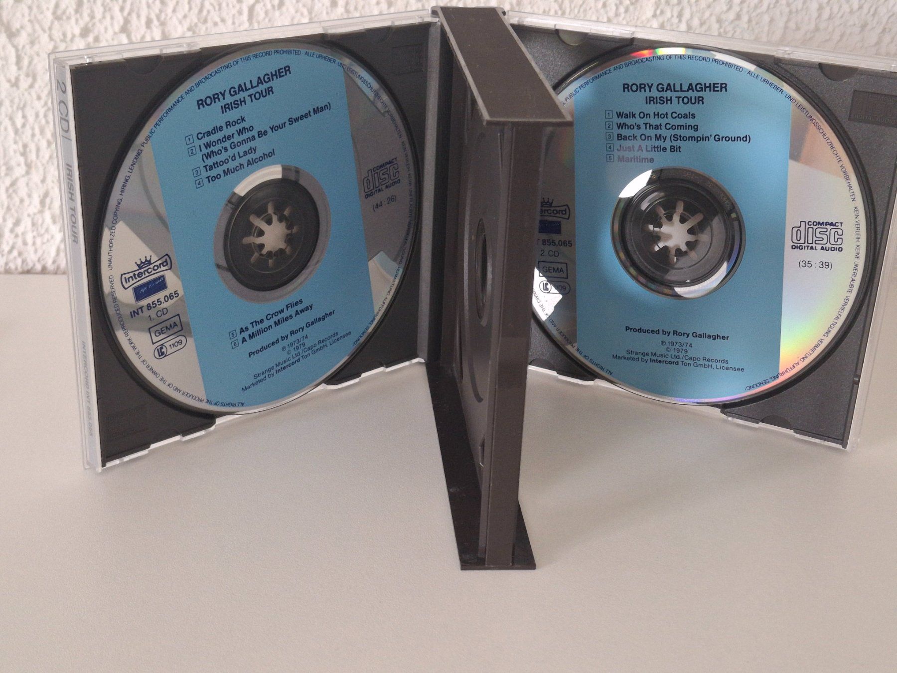 CD: 2CD Rory Gallagher -  Irish Tour  Live – Usato da Aarberg venduto da Jackup1 2