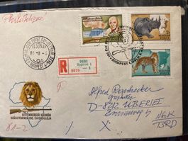 Ungarn 1981 ill. R-FDC SSt Kittenberger Afrika 1/2/5 Ft