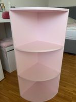 Étagère d'angle rose 3 étagères bon état
